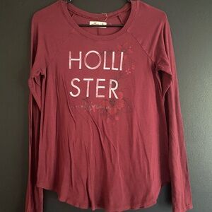 Dark red Hollister shirt